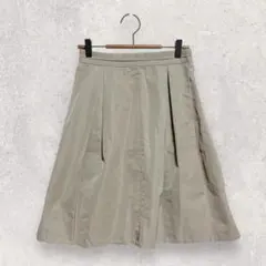 ノーリーズライト スカート M ベージュ フレア 上品 シンプル