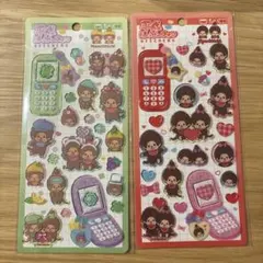 【正規品・新品未開封・匿名】平成はっぴーフォン　モンチッチ　2点まとめ売り