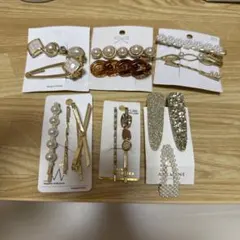 ヘアピン　ヘアアクセ　ヘアメイク