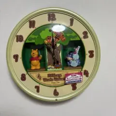【廃盤希少品】　ディズニータイム くまのプーさん からくり掛け時計 FW539Mのサムネイル