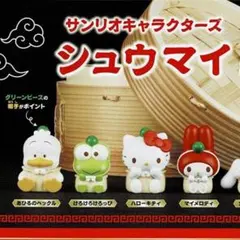 サンリオキャラクター　シュウマイ　けろけろけろっぴ　ガチャガチャ未開封マスコット