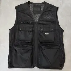 【MTM様の御品。】PRADA GILET RETE NERO XXL MTM様の御品。】PRADA GILET RETE NERO XXL - メルカリ