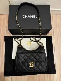 べる 様専用 CHANEL 19 ブラック キルティング ICタイプ スモール