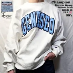 90s Champion チャンピオン リバースウィーブ サテンパッチ USA製