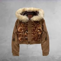 y2k 平成ギャル 短丈 ファー付コーデュロイジャケット Archive