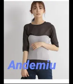 Andemiu 半袖トップス グレー/Fサイズ 新品未使用のサムネイル