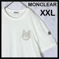 【希少サイズ/XXL】モンクレール　2023近年モデル　Mパイルロゴ　tシャツ