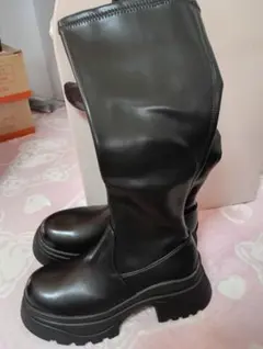 新品　GRL　グレイル　黒　ロングブーツのサムネイル