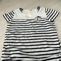 CUTIE LOVE ストライプ Tシャツ