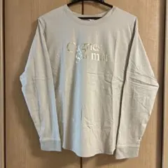 【美品】Chez toi ロゴ入り長袖Tシャツ ベージュ　1回着用のサムネイル