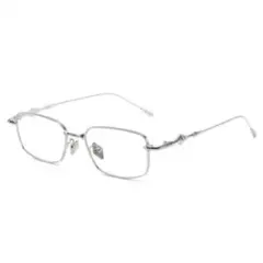 リムレスメガネ 伊達メガネ シルバー 韓国 y2k atomic02似