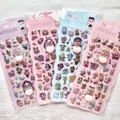 【超お得！】ぷにぷにシール 4枚セット 桃シール まとめ売り