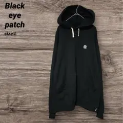 Black eye patch パーカー ブラック フーディー