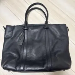 本革 トートバッグ ブラックのサムネイル