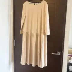 ANGELIEBE マタニティ ワンピース ベージュ