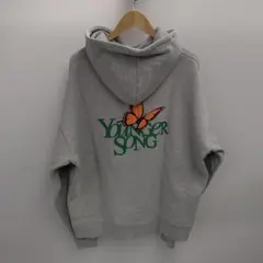 美品！ youger songフード付きジップパーカー 美品！ youger songフード付きジップパーカー 美品！ youger