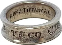 ティファニーナローリング　19号 新品仕上げ　無傷未使用に近い ティファニーナローリング 19号弱 新品仕上げ 無傷未使用に近い