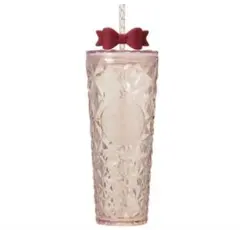 【新品】スターバックス　ホリデー2025コールドカップタンブラーリボン710ml