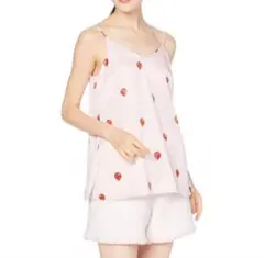 新品 ジェラートピケ ブラカップ付き PARIYA キャミソール いちご