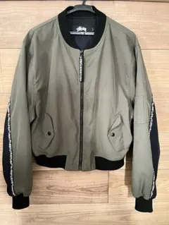 Stussy ステューシー　MA-1 ジャケット アウター オリーブ　カーキSのサムネイル