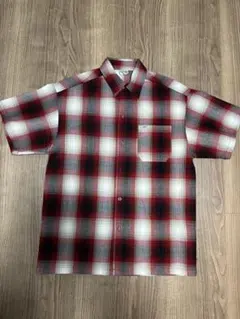キャルトップ　Caliop 半袖 チェックシャツ オンブレチェックシャツのサムネイル