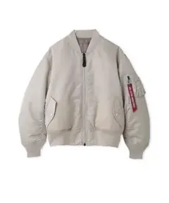アイボリーMA-1スタイルジャケット