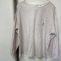 Moomin x Samansa Mos2 ストライプ長袖シャツ