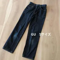 GU　デニム　ストレートパンツ