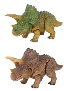 いきもの大図鑑レプティ　恐竜　トリケラトプス　2種セット　オンライン版