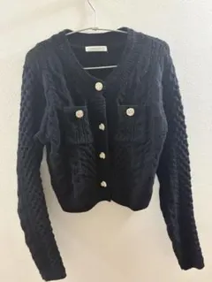 swing by ケーブルニットガーデン　ブラック