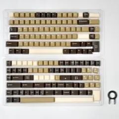 mintcaps レトロ PBT キーキャップセット ブラウン Cherry