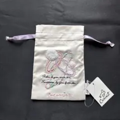 Coconist 刺繍ポーチ アイボリーホワイト