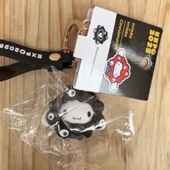 新品！黒ミャクミャク★サンリオ★シナモン★立体マスコットストラップ★コラボ限定