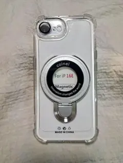 【新品】iPhone17e 16eケース 高級感 リングホルダー クリア 透明