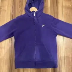 Nike 00s紫 ジップパーカー