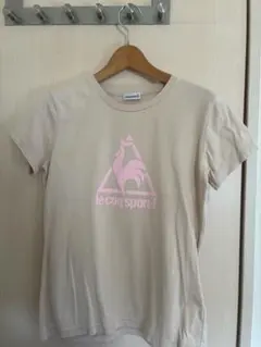 le coq sportif ベージュ 半袖Tシャツ
