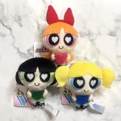 パワーパフガールズ マスコット ハート ブロッサム バブルス バターカップ