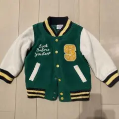 95サイズ　スタジャン、ジャケット、ブルゾン、　緑