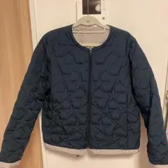ダウンジャンパー　リバーシブル美品Lサイズ