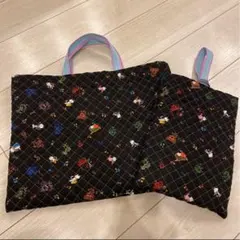 レッスンバッグ、上履き入れ2点セット