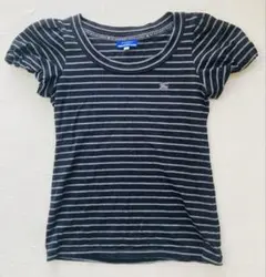 ☆美品☆ Burberry Blue Label ストライプ半袖Tシャツ　中古