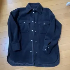 H&M ジャケット 黒 フリース