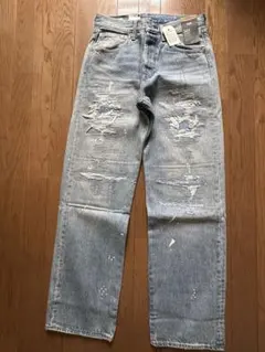 BEAMS 501 Loose Crash & Repair Denim 28のサムネイル
