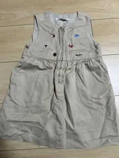 90cm familiar ベージュワンピース