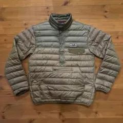 patagonia ダウンスナップT プルオーバー　カーキ系　XS 美品