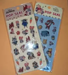 【正規品】 ディズニー プクプク シール セット 2