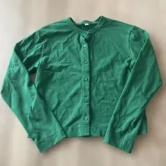 ユニクロ　UVカットジャージークルーネックカーディガン