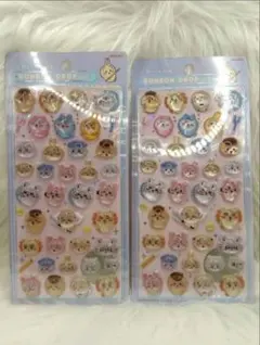正規品　ちいかわ　ボンボンドロップシール　みんな　ポーズ　2枚セット