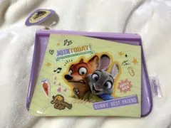 ズートピア　ニック　ジュディ　ポーチ