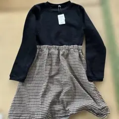 ワンピース　裏起毛　140